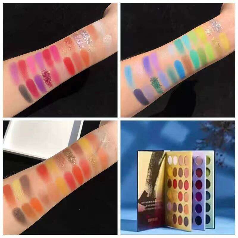 72Colors Glitter Eyeshadow Palette Matte Waterproof Long Lasting Pressed Powder Cosmetics Kit Fashion Women MakeUp