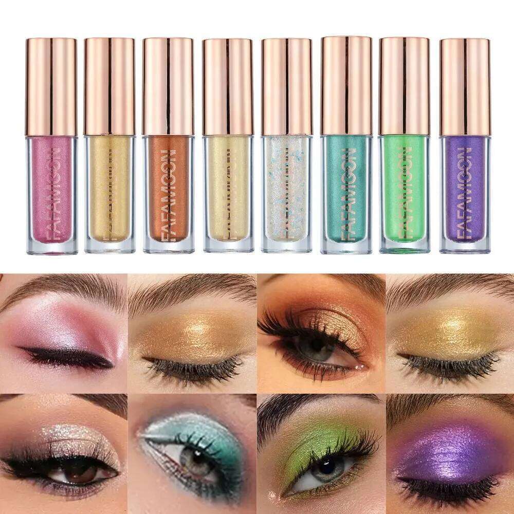 ple Liquid Eyeshadow Matte&Metallic Shimmer Shadow Non-sticky One-Swipe Coverage Quick-Drying Crease-resistant Eye Makeup X250726