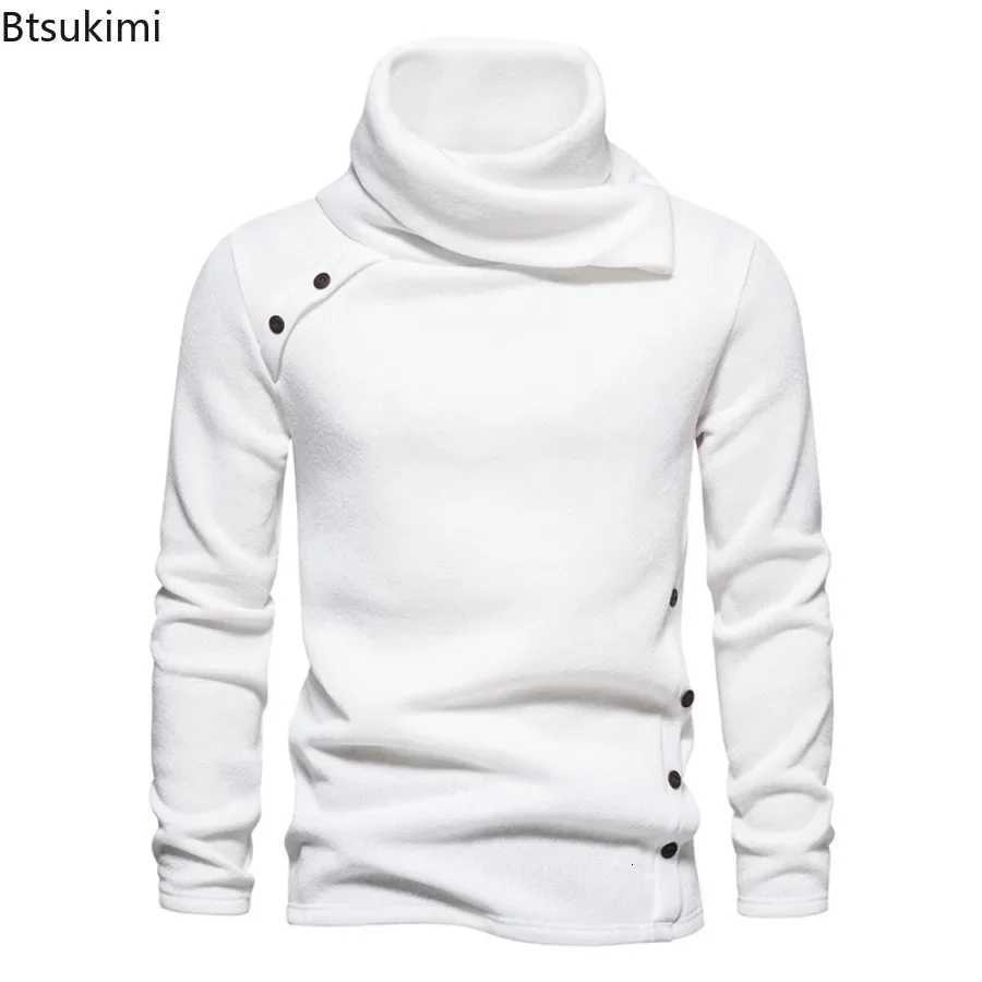 New 2025 Mens Thick Warm Sweaters Vintage Trend Knit Pullovers Man Turtleneck Sweater Soft Casual Knitwear Sweater for Men Tops Z250725