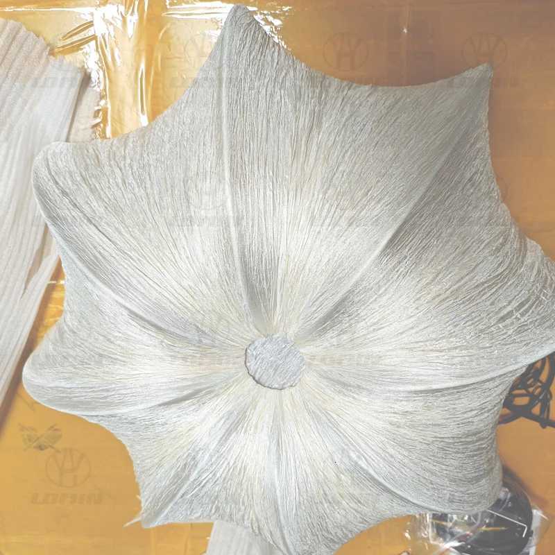 Nordic Modern Handmade Fabric Pendant Lights Rustic Natural Ceiling Lamp for Living Room Bedroom or Restaurant Cafe XJ250725