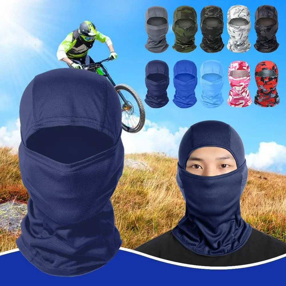 Balaclava Camouflage Full Face Mask Outdoor Sunscreen Breathable Full Face Mask Bicycle Motorcycle Helmet Inner Cap Cycling Mask Z250725