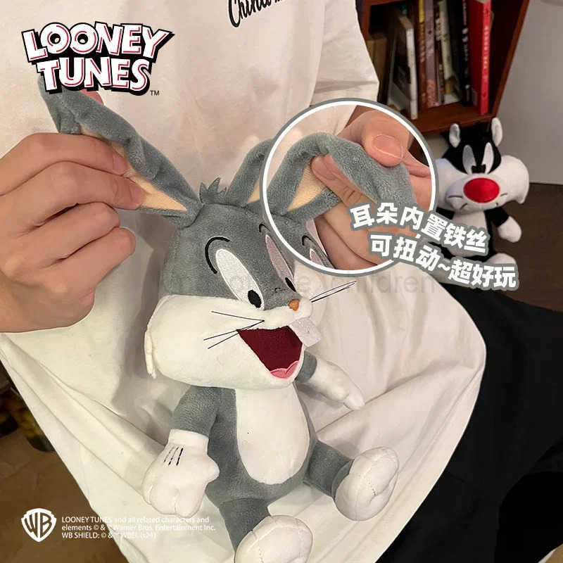 Disney New Original 20cm Classic The Looney Tunes Bugs Bunny Plush Toy Action Figures Tweety Bird Lola Daffy Duck Anime Cartoon Plush Toy W250726