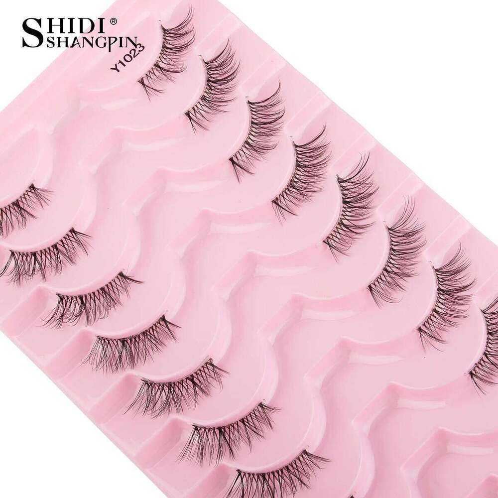 3/10Pairs Half False End Extension Wispy Cat Eye Look Natural Short Accent Lashes Makeup Faux Mink Fake Eyelashes X250725