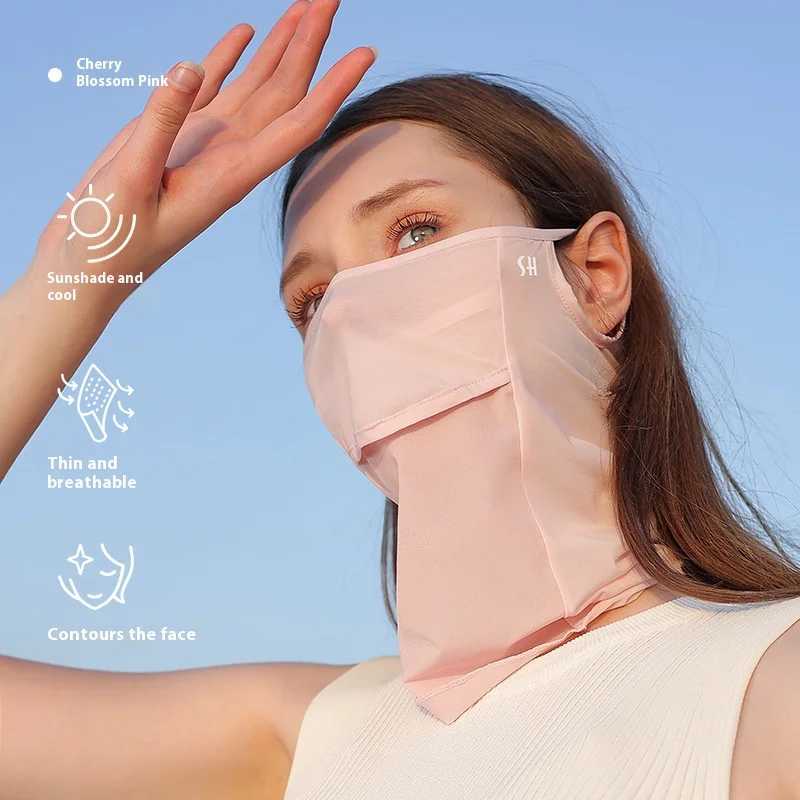 Breathable Face Mask Sun Protection Mask Cooling Sports Masks Soft Adjustable Anti Ultraviolet Thin Outdoor Golf Mask Z250725