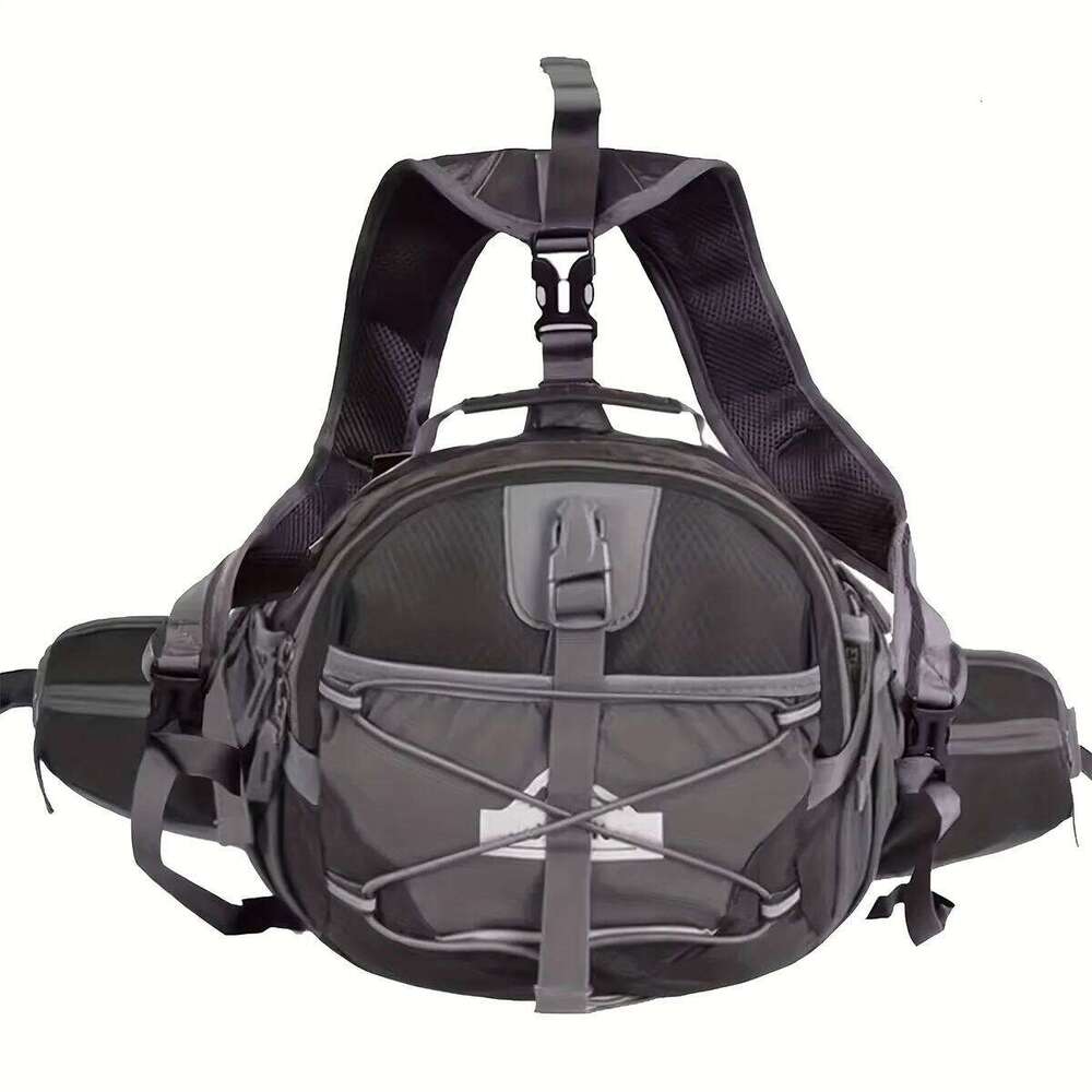 18L Outdoor Mountaineering Bag Multifunctional Sports Travel Waist Pack Large Capacity Crossbody Shoulder Handbag Backpack