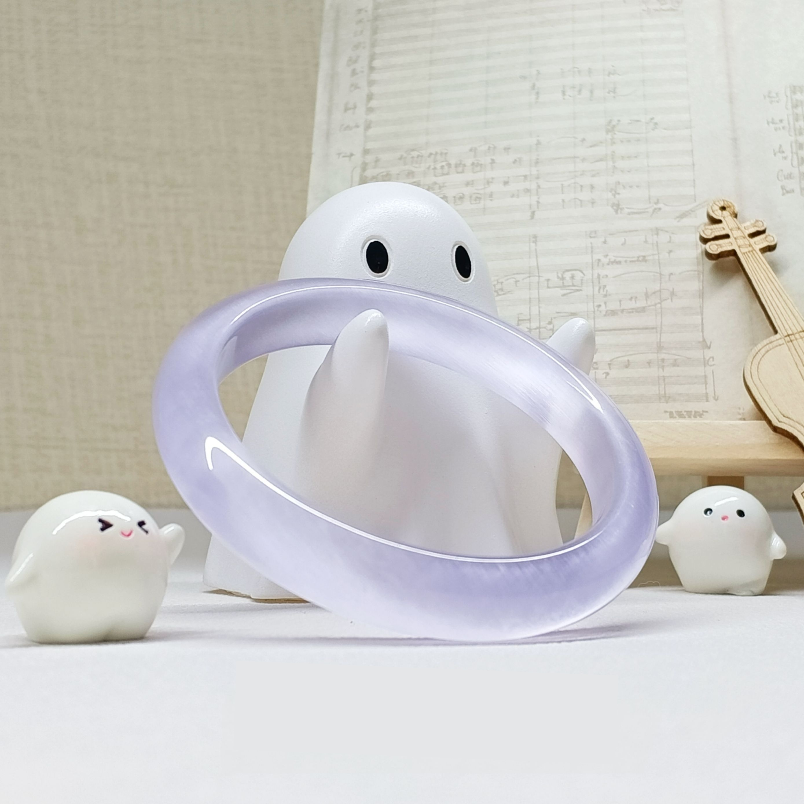 Xiling Cat's Eye Bracelet, Violet Time