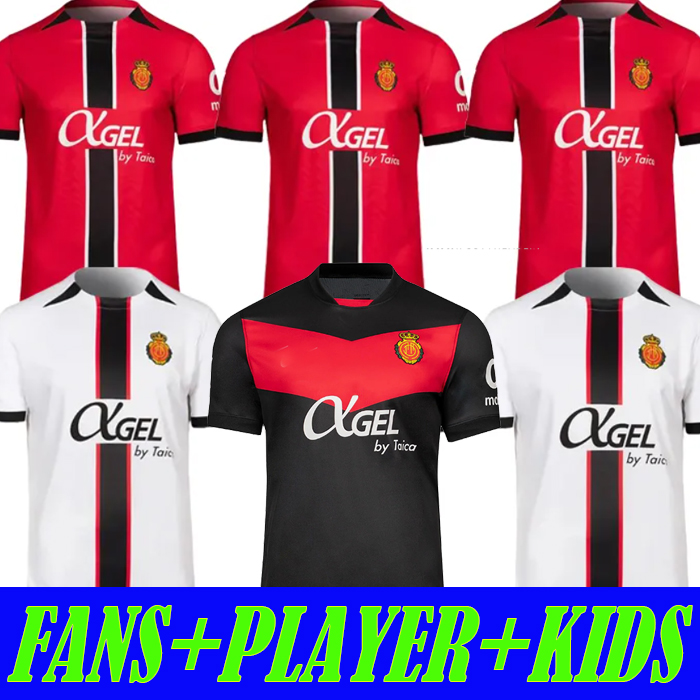 2025 2026 RCD Mallorca Soccer Jerseys Retro 2001 02 LARIN MURIQI RODRIGUEZ VALJENT ABDON VALERY S.DARDER NAVARRO J.MOJICA Men Home Away third kids kits Football shirts