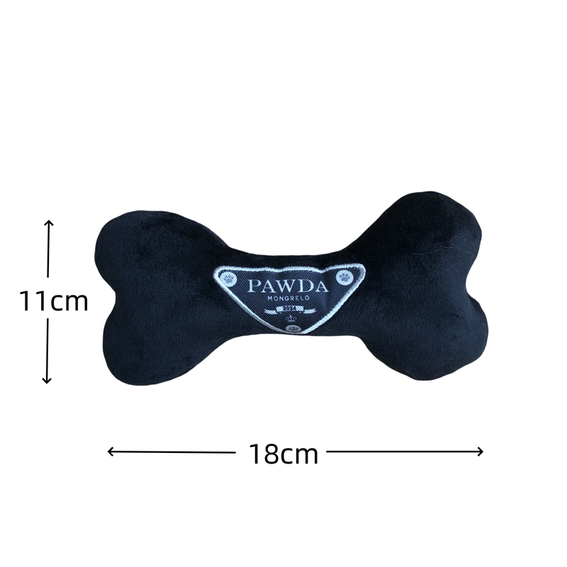 PAWDA Dog Handbag Toys, Luxury Style, Plush Designer Dog Toys with Interactive Squeaker, Stimulating Pet Enrichment, Machine-Washable Safe Materials f