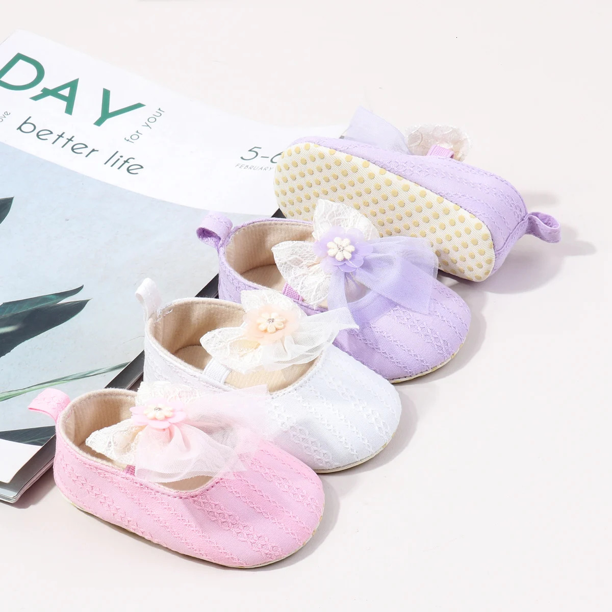 n Baby Girls First Walking Beautiful Toddler Shoes With Comfortable Sole born Prewalking For 018M 250725