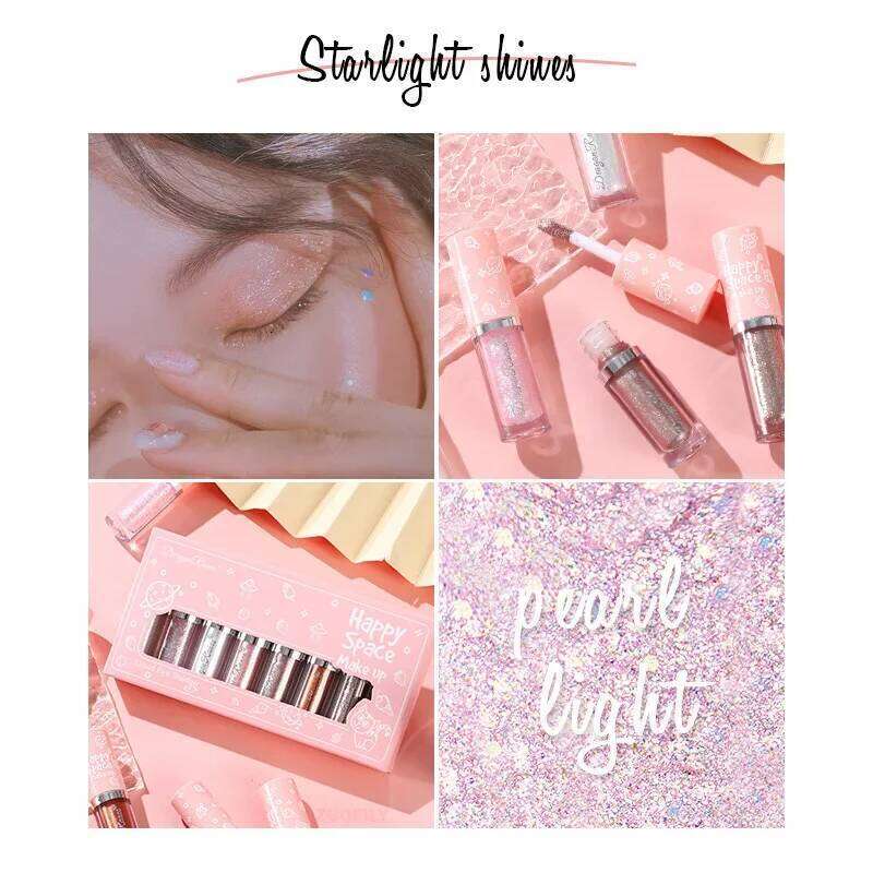 1/8PC Shimmer and Shiny Waterproof Liquid Glitter Eyeliner Eyeshadow Metallic Liner Pen Eye Beauty Party Makeup Tools X250726