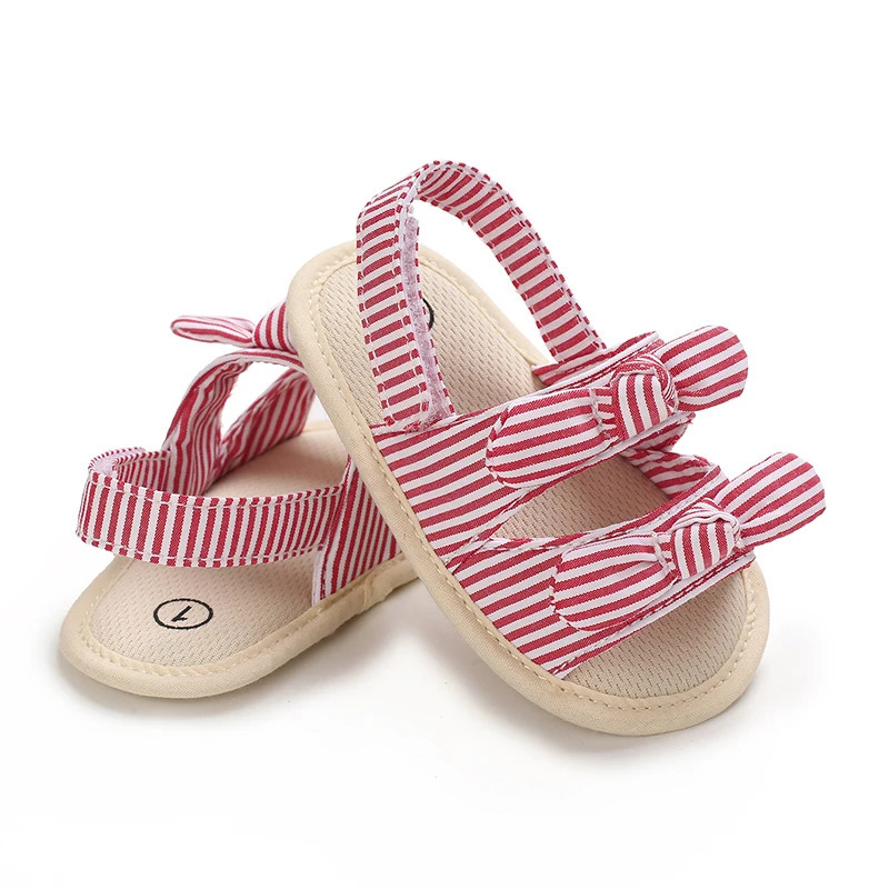 180M born Baby Girls Summer Shoes Sandals First Walkers Casual Soft Sole Toddler Shoes 250725