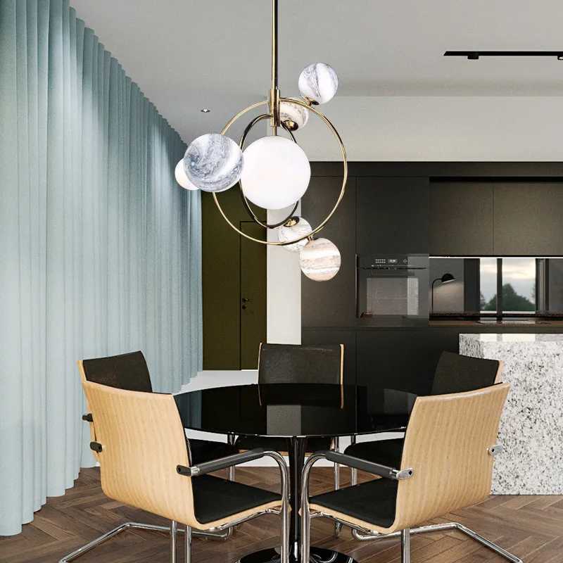 Modern Minimalist Led Chandelier for Living Room Dining Room Food Tables Child Bedroom Pendant Lights Home Decor Light FixtureXJ250725
