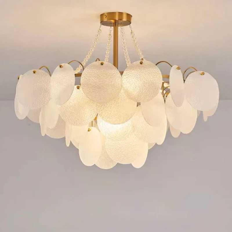 Modern French Style Art Chandelier Romantic Wedding Led Lights Living Bedroom Kitchen Dining Table Modest Ceiling Lamps for RoomXJ250725