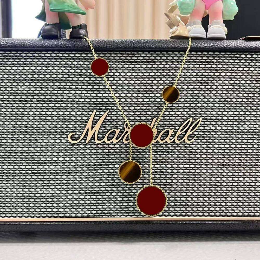 2025 New Sier Four-Leaf Clover Necklace Simple Design Party Fashion Personality Women's High-end Jewelry Gift