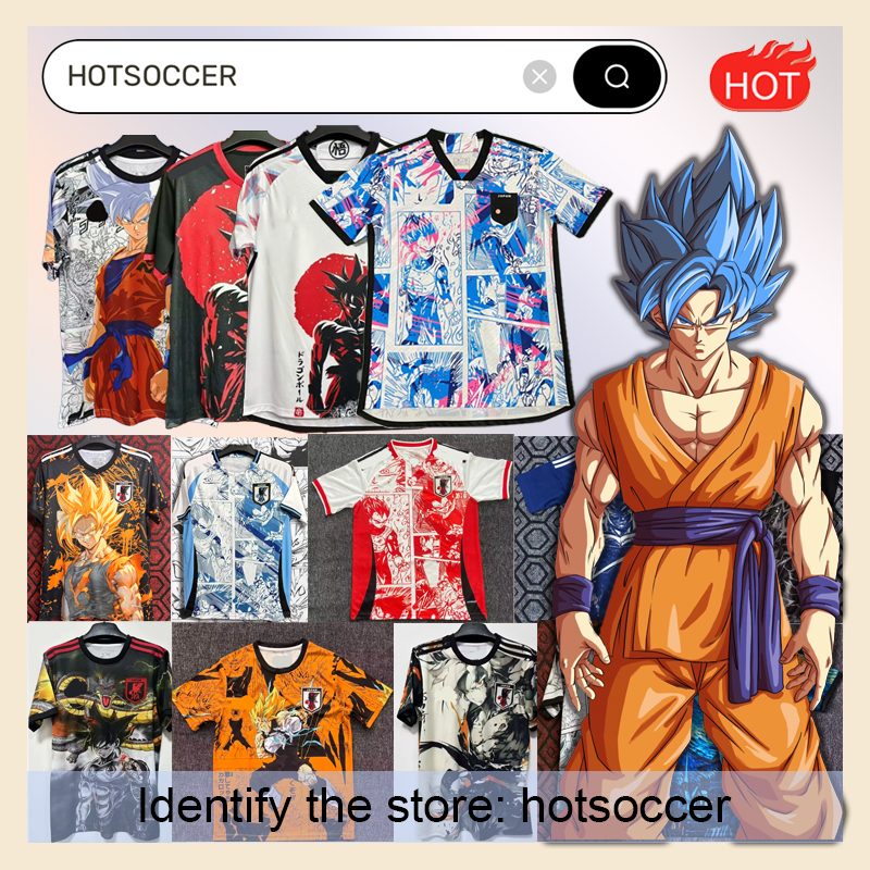 Japan jersey Dragon Ball jersey Anime jersey Special edition football jersey hotsoccer