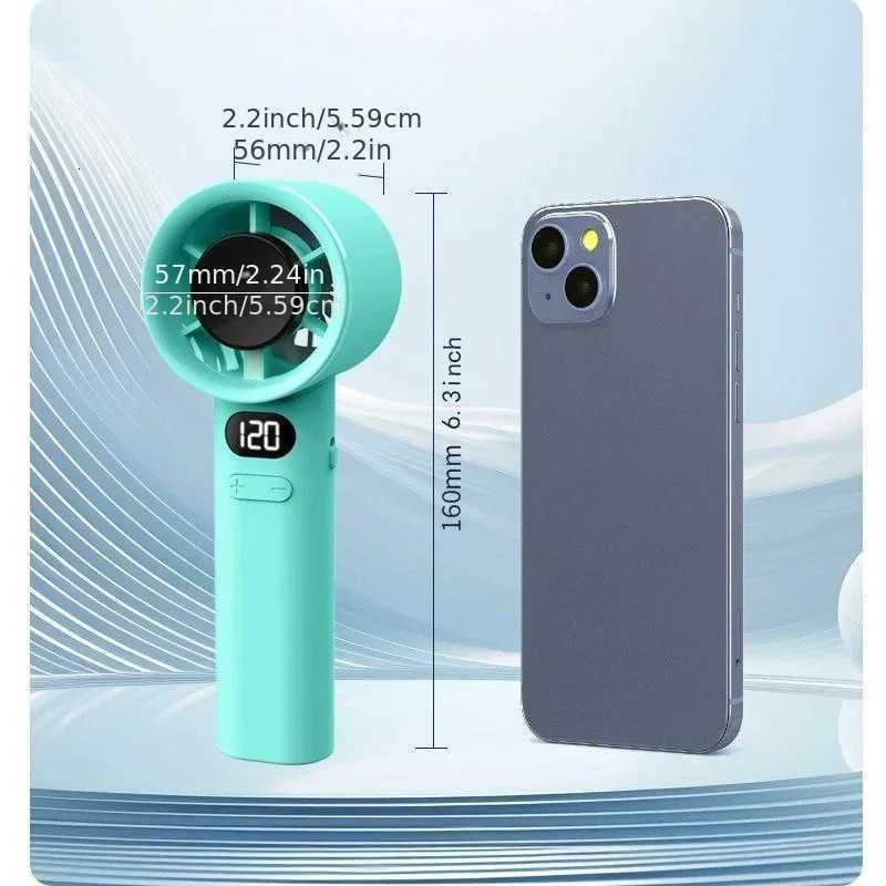 2025 New Portable Hand 120 Wind Speeds Mini Handheld USB Rechargeable Personal Highspeed Fans Electric Eyelash Fan R250725