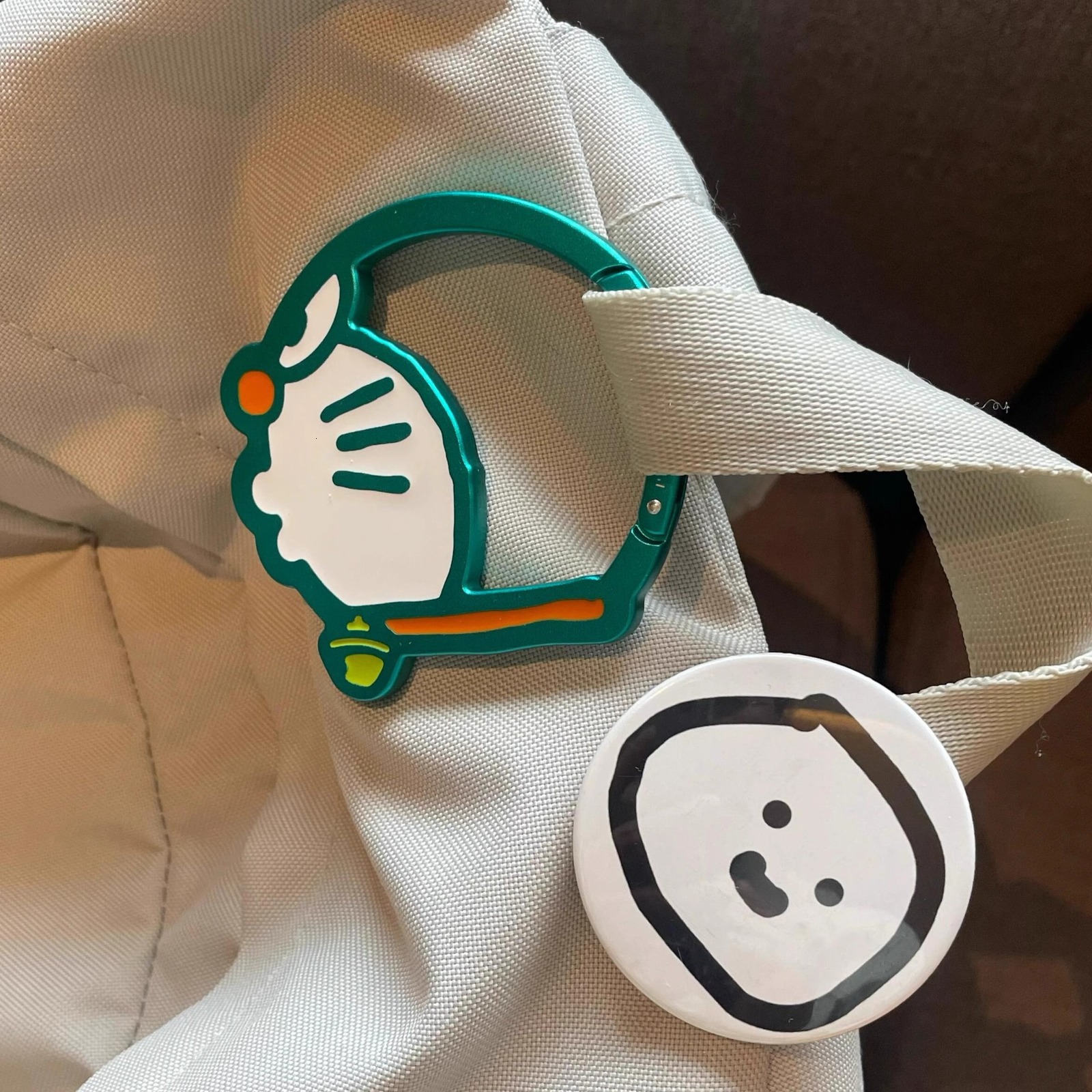 Doraemon Ding Dong Cat Metal Carabiner Metal Keychain Bag Pendant Gift for Friends Souvenir 250726