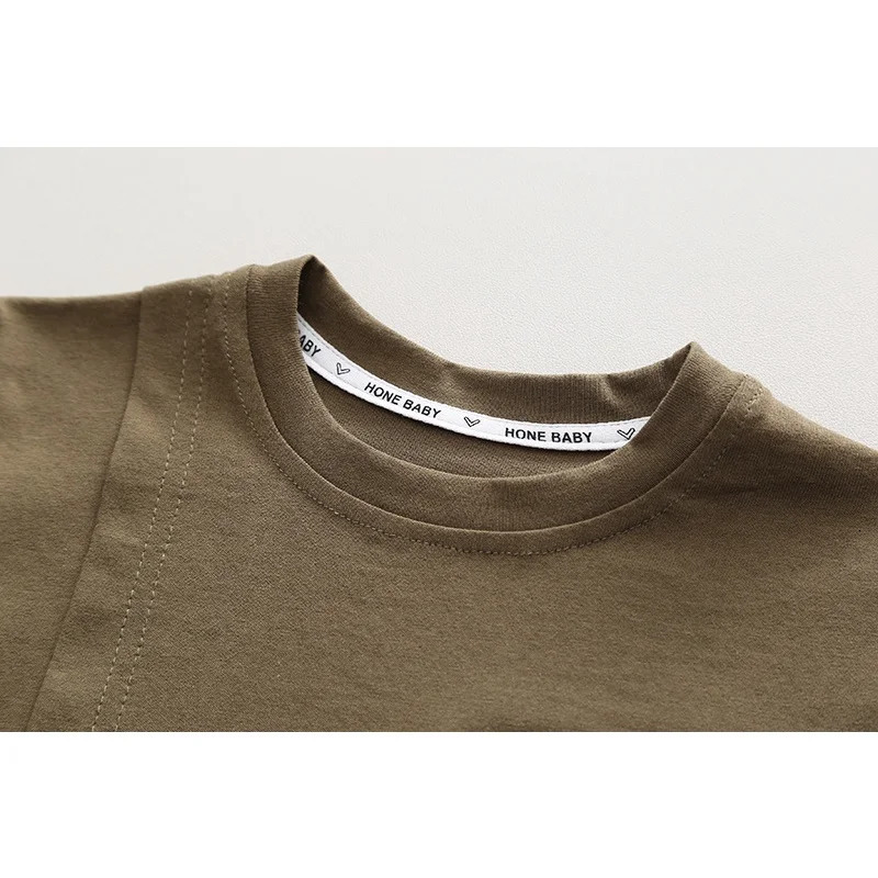 2Pcs Tshirt Shorts Set Baby Summer Clothes Fashion Casual Boy Girl Tee Stripe Shirts Suit Outfits Children Costume 250725