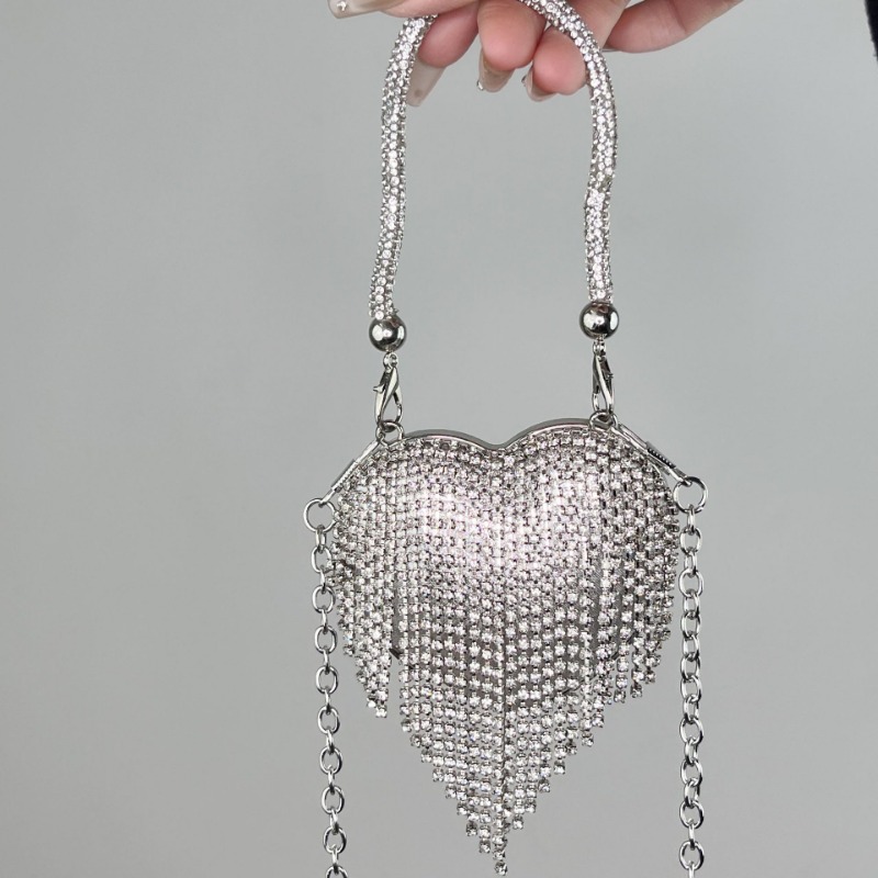 Shoulder Bag Fashion Mini Love Chain Bag Diamond Evening Messenger Bag