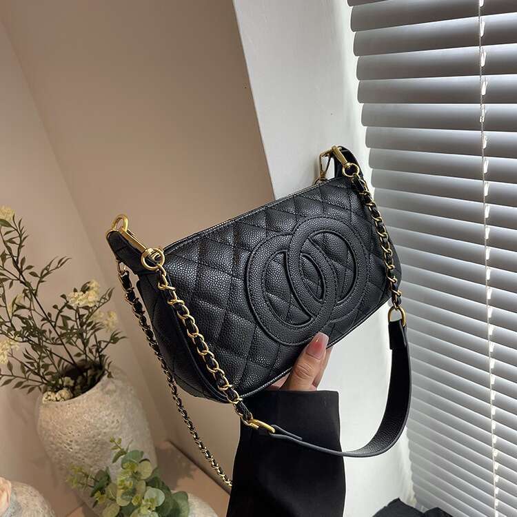 Designer Bag Single Shoulder Bag Luxury Bag Crossbody Bag Wallet Designer 2025 Underarm Lychee Pattern Handbag Single Shoulder Quilted Chain Women