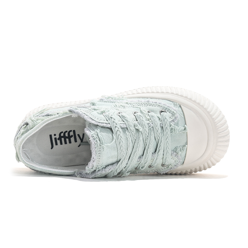 Jifffly Women's Autumn/Winter 2025 Canvas Sneakers - Petite Biscuit Style Casual Fashion Shoes
