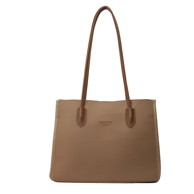 Womens Large Capacity Tote Bag - Stylish & Functional with Textured Design