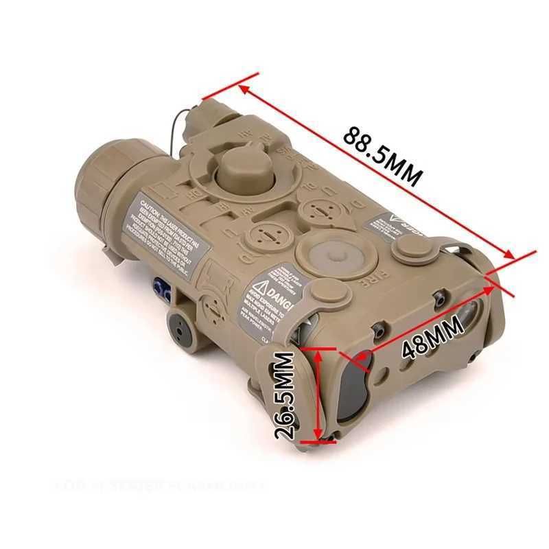 Tactical Airsoft NGAL Simple Version Red Dot Green Blue Indicator White LED Light Fits 20mm Rail Hunting Outdoor Weapon Gun W250722