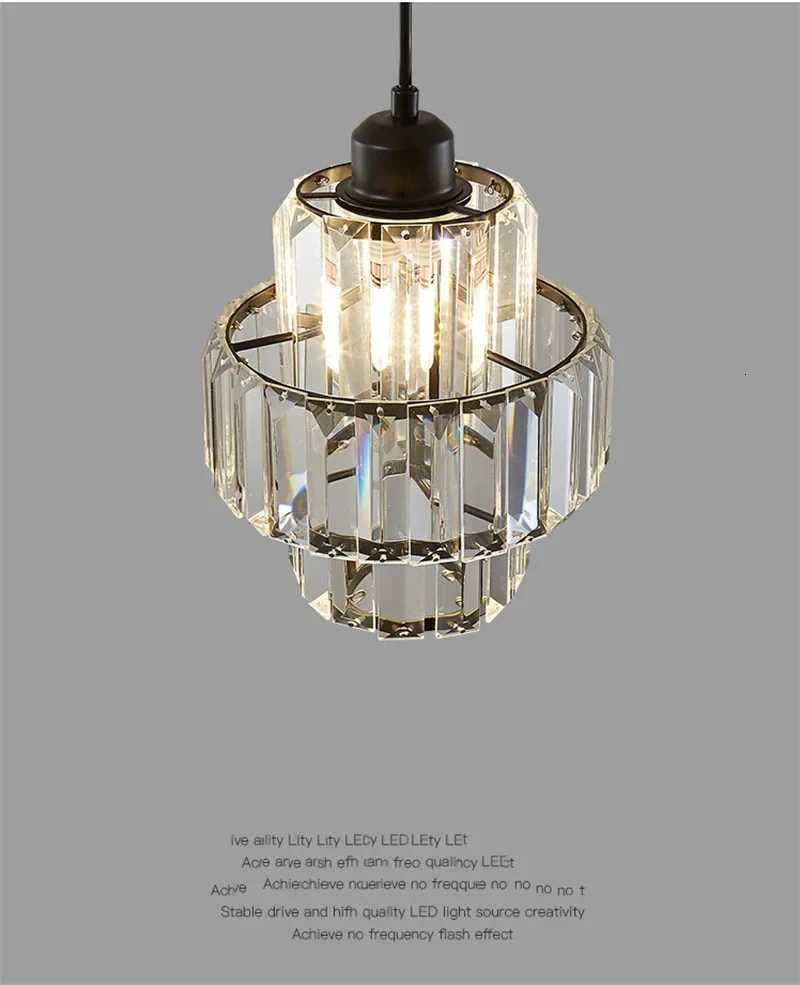 Dining Room Crystal Chandelier Golden Kitchen Island Hanging Light Interior Decor Luxury Modern Led Ceiling Lamp Pendant Light XJ250725
