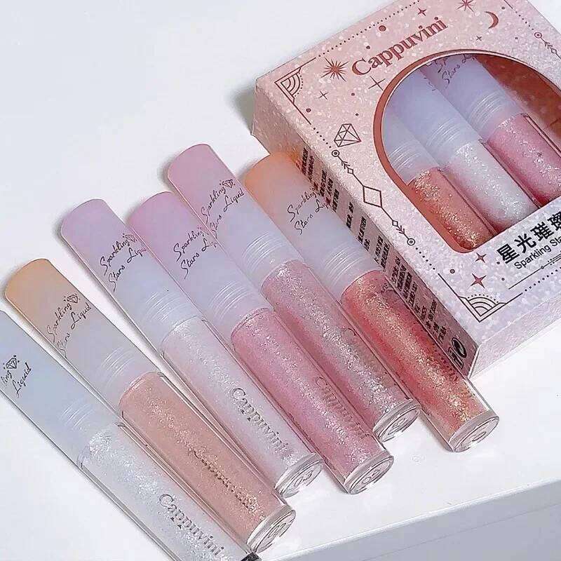 Dia Glitter Liquid Eyeshadow Highlighter Lying Silkworm Shiny Brightening Makeup Waterproof Lasting Women Party Beauty Tools X250726