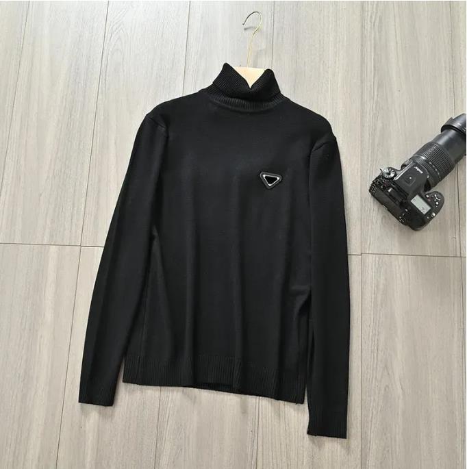 men's Designer Sweater Autumn Winter Pullover Versatile High Neck Underlay Sexy Knitted Shirt Luxury Women's round neck Sweater New