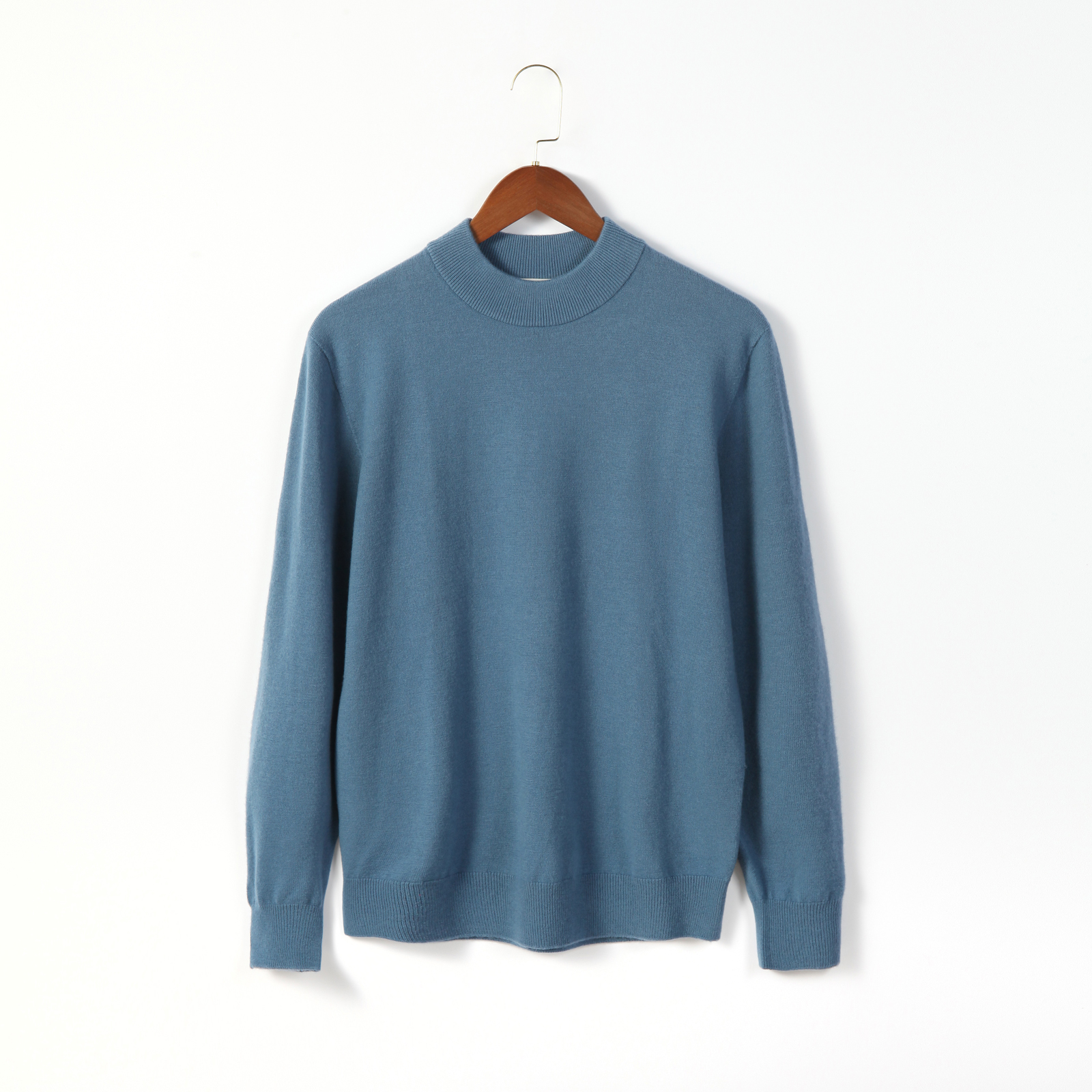 Simple men's half turtleneck sweater Multi-color optional fall and winter inner and outer wear knit sweater