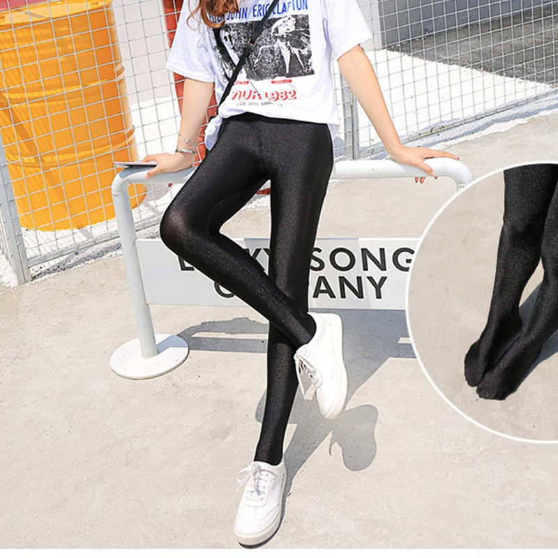 women summer knee length s lady slim fitted skinny lace short legging big size Mujer Shiny trouser 250725