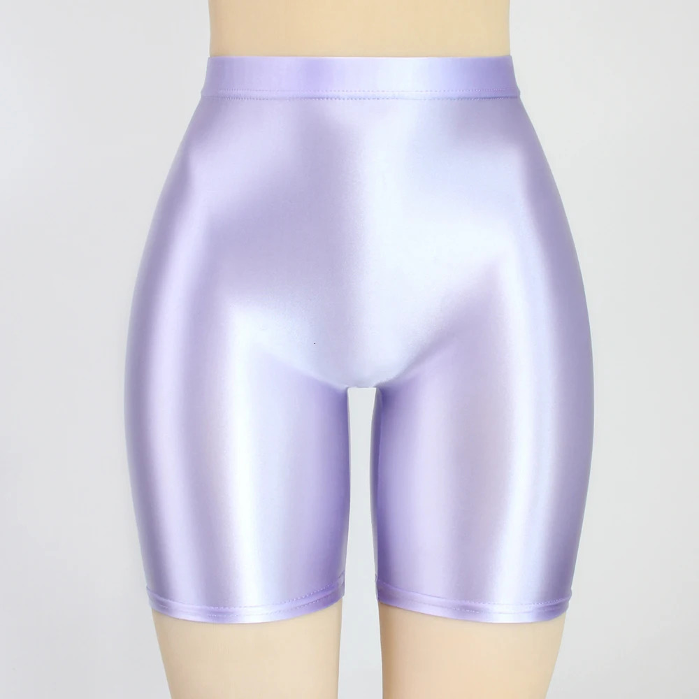 Women Cropped Pants Oily Shiny Luster Tights Formfitting Opaque Sexy High Waist s Smooth Super Smoothy Skinny Leggings 250725