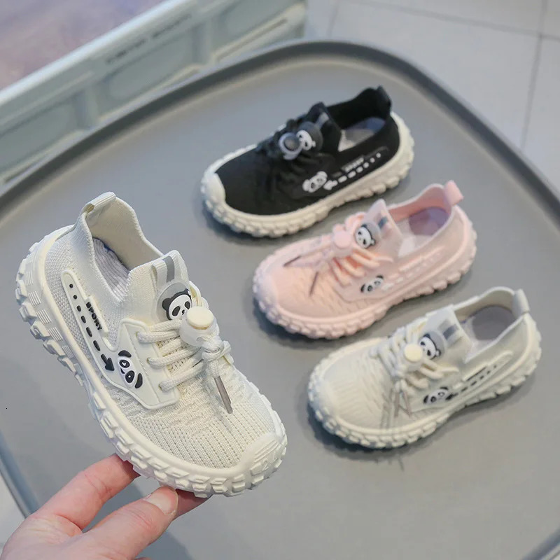 Summer Fashion Kids Shoes Solid Color Casual Mesh Breathable Children Outdoor Cycling Running Sneakers 250725