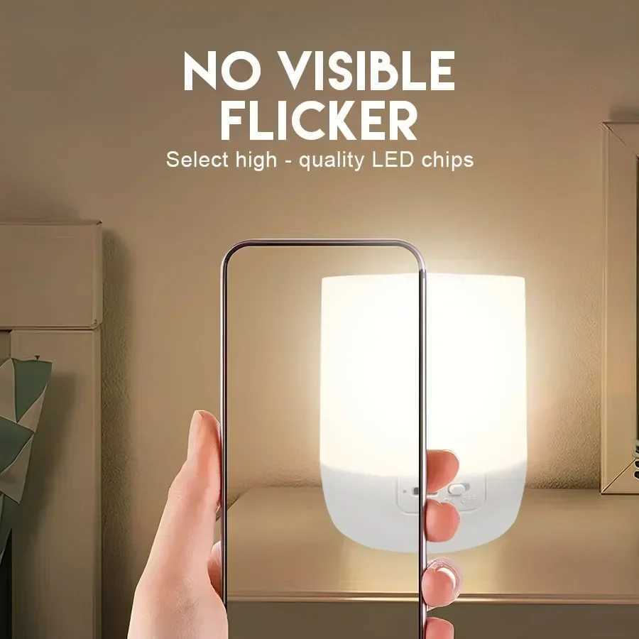 3-Color USB LED Lantern Charger Touch Night Lamp Table Lamp Bedroom Portable Bedside Atmosphere Light Reading Lamp for Kid Gift XJ250725