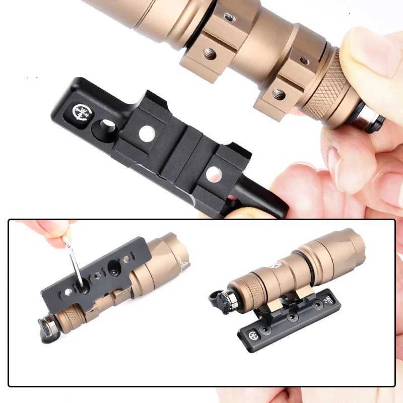 Vadsn Tactical Surefire M600 M300 Light Thorntail2 Weapon Flashlight Mount For Mlok Keymo Rail CNC Aluminum Alloy Metal W250722