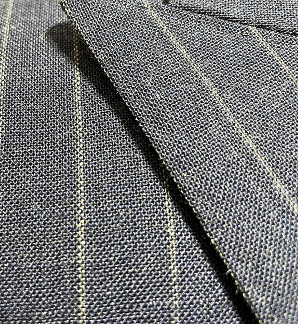 Fashion Pinstripe Men's Suit 3 Pieces Blazer Jacket and Pants Single Breasted Business Wear Wedding Groom Costume Customized