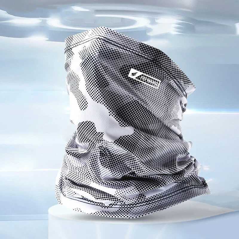 Summer Sunscreen Silk Mask Neck Gaiter UV Protection Face Cover Sunscreen Face Mask Outdoor Cycling Sun Protection Masks Z250725