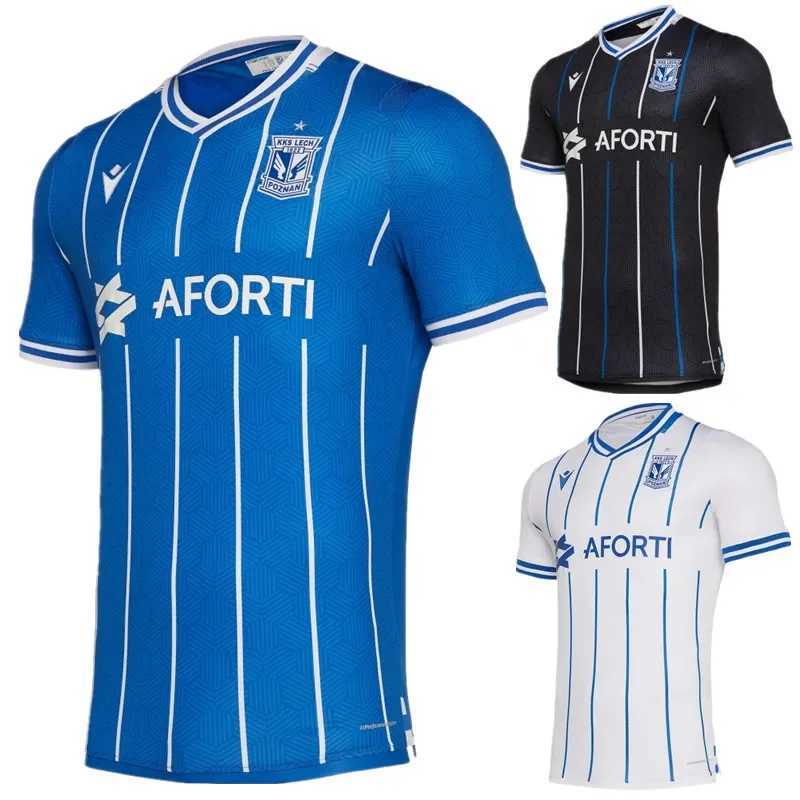 Best-selling New 3D Printed Polish Poznan Lech Football Jersey for Men and Women Quick-Drying Shirt Breathable Sports T-shirt. S25725