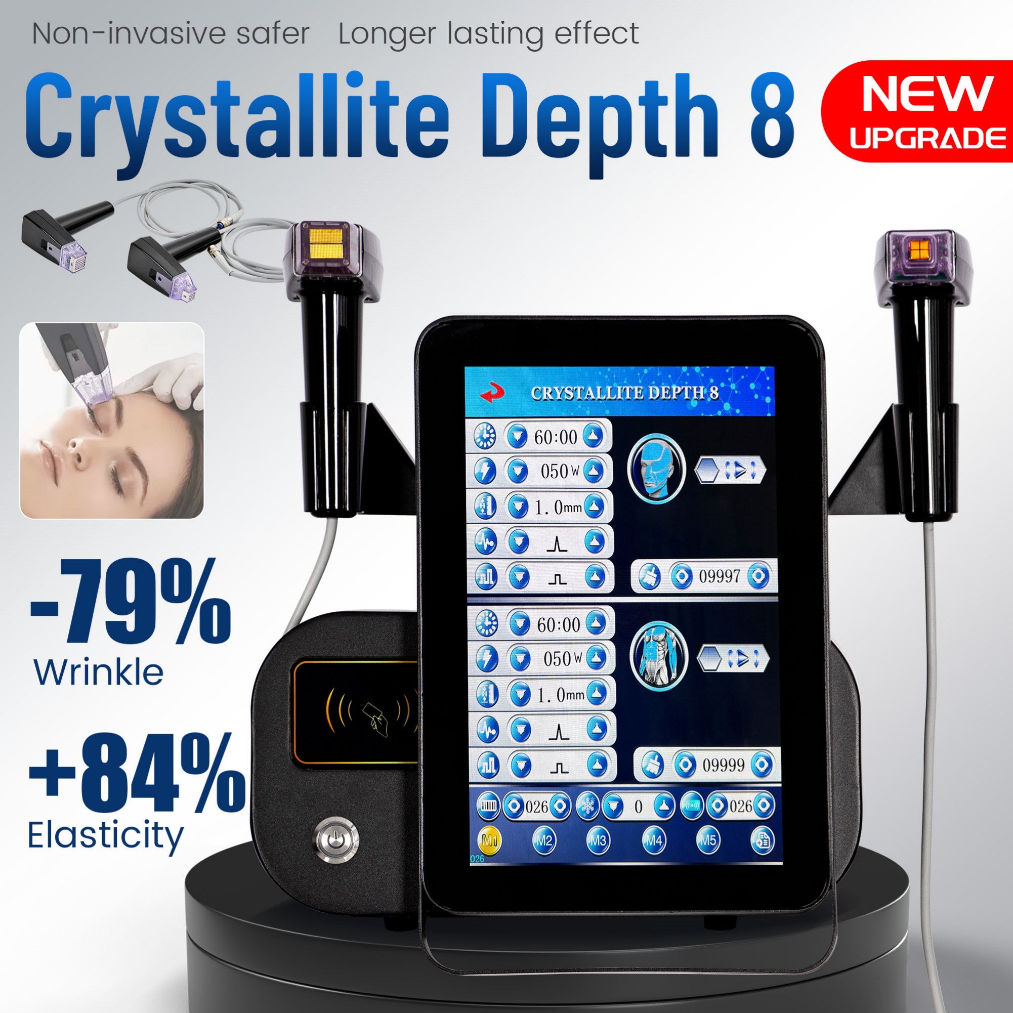 RF Skin Tightening Machine With Microneedling RF For Pore Minimizing Professional Beauty Equipment For Clinics