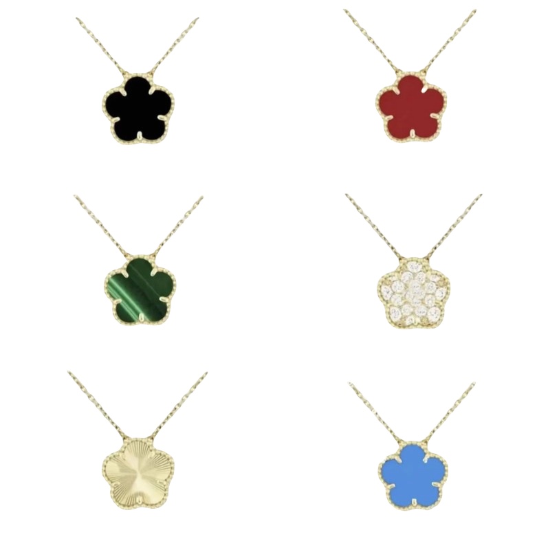 Exquisite designer necklace for woman simple clover necklace woman high class pendants plated gold silver necklaces designer jewelry women daily outfit dd0123