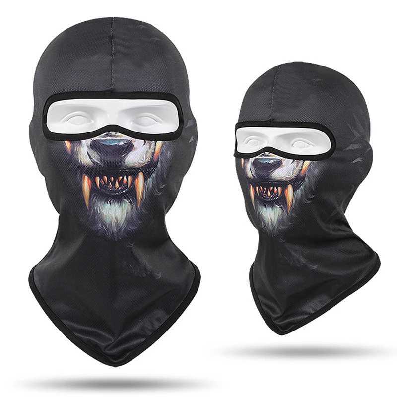 Animal Print Balaclava Kids Mascarillas Children Neck Warmer Gaiter Face Shield Outdoor Cycling Skateboard Ski Full Face Cover Z250725