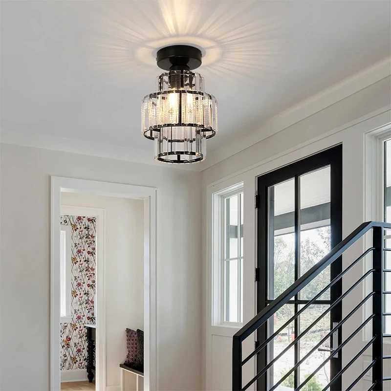 Dining Room Crystal Chandelier Golden Kitchen Island Hanging Light Interior Decor Luxury Modern Led Ceiling Lamp Pendant Light XJ250725