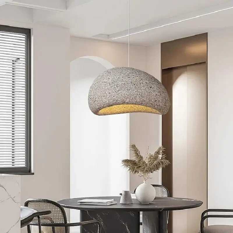 Living Room LED Ceiling Chandelier Light 2025 New Model Wabi Sabi Pendant Lamp Dining Table Bedroom Home Decor Hanging LightingXJ250725