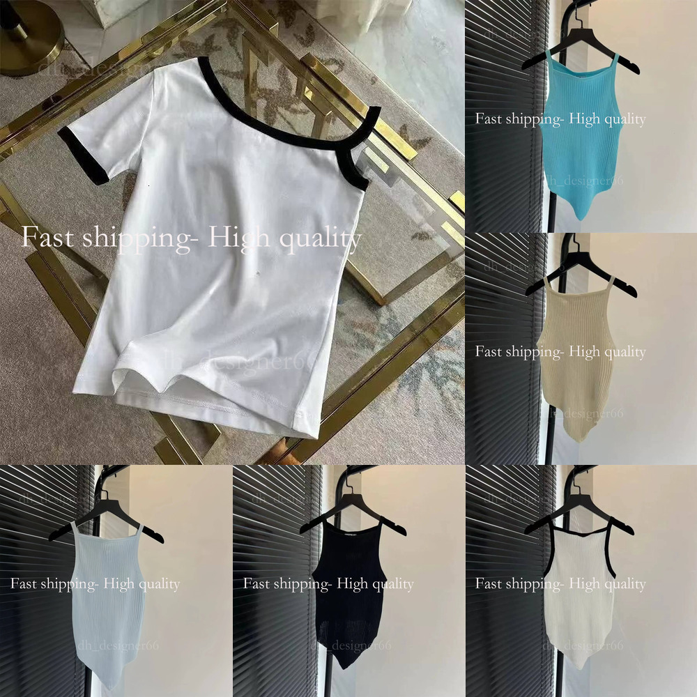 Top Quality 25ss Summer Fashions Designer courreged Shirt Womens Sexy muis t shirt designer Vest sexy halter tops fashion spring summer backless shirt