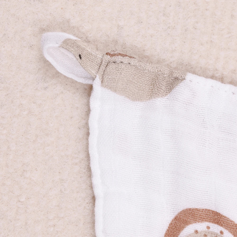 Kangobaby #My Soft Life# 5piece Pack Bamboo Cotton Breathable Baby Muslin Towel born Burp Cloth 250725