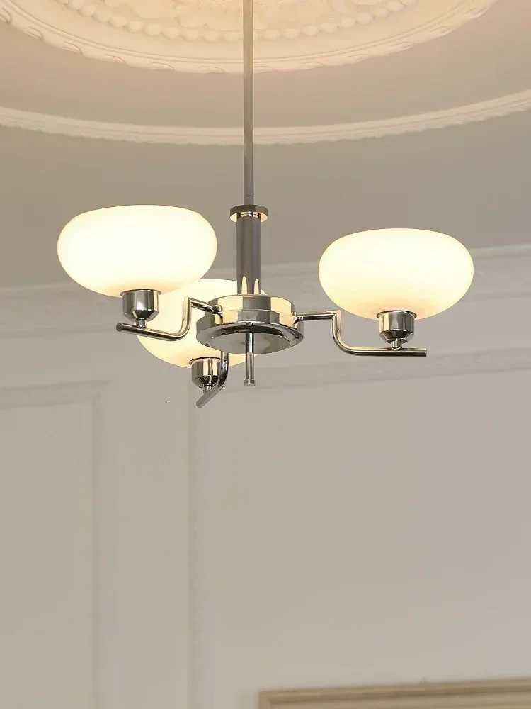 Bauhaus Medieval Modern French Bedroom Study Room Living Room Kitchen Chandelier Designer Nordic Led Lamp Lustre Ceiling LampXJ250725