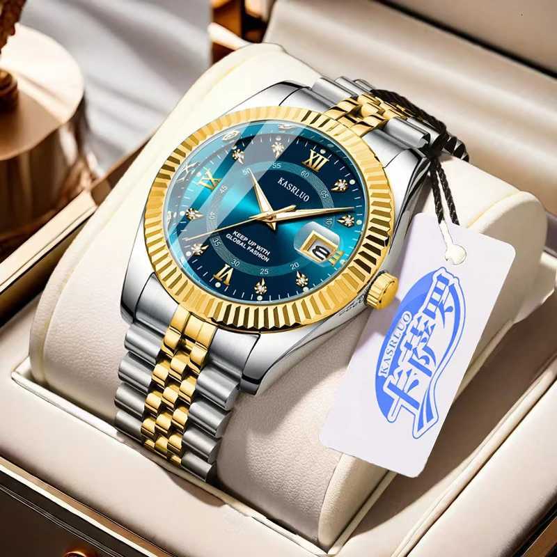 KASRLUO new quartz non-mechanical log tra-thin mens business luminous high-end watch X250726