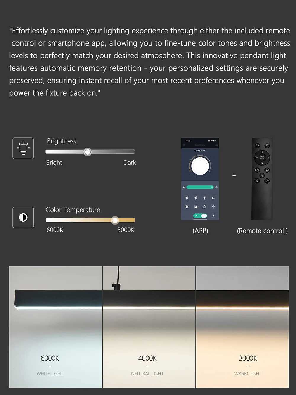 Modern Black Linear Chandelier for Dining Room Creative Hanging Lamp for Kitchen Island Dining Table Office Study LED Lighting XJ250725