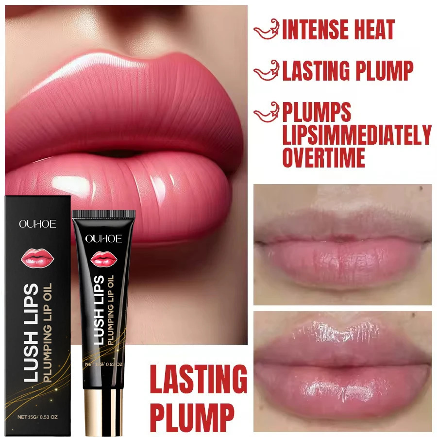 Lip Plumper Oil Instantly Volumising Increase Elasticity Longlasting Moisturize Gloss Sexy Beauty Makeup 250716